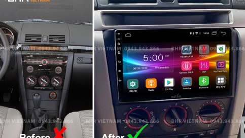 Màn hình DVD Android xe Mazda 3 2003 - 2008 | Kovar T1